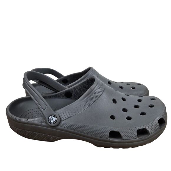 Crocs Classic Clogs Sandals Men's Sz 14 Gray Comfort Gorpcore Clogcore - Picture 7 of 11